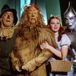 Ray Bolger, Bert Lahr, Judy Garland und Jack Haley in "Der Zauberer von Oz" (1939) © MGM