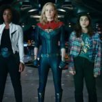 Teyonah Parris, Brie Larson und Iman Vellani in "The Marvels" © 2023 Marvel Studios