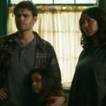 Paul Wesley, Murphee Bloom und Jackie Cruz in "History of Evil" © 2024 Shudder